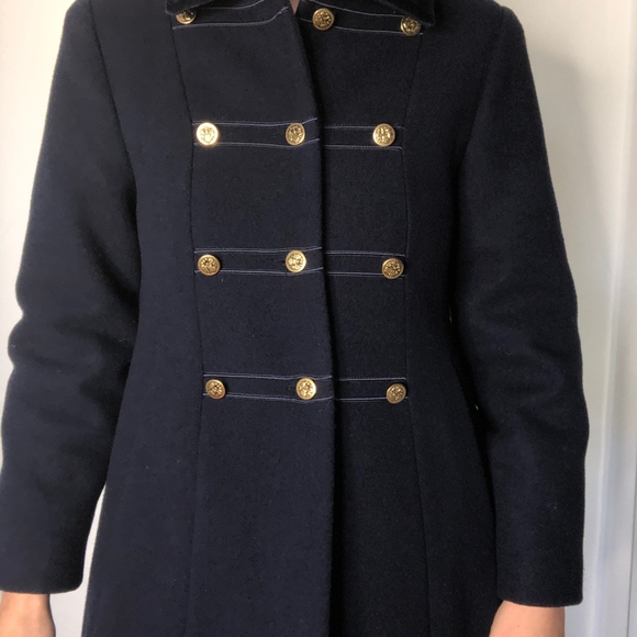 Rothschild Jackets & Coats Rothschild Navy Full Length Peacoat